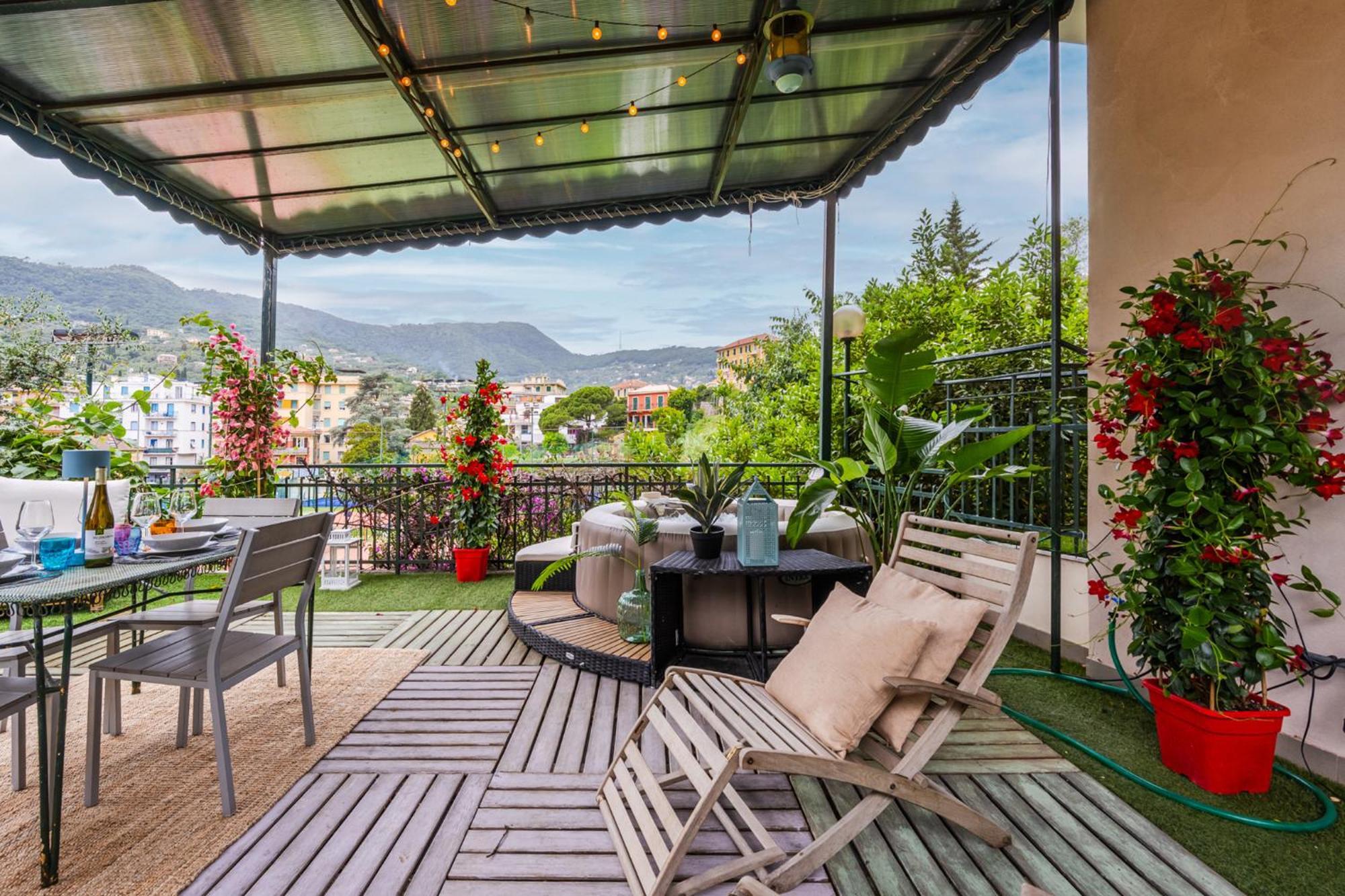 סנטה מרגריטה ליגורה Terrazza Portofino Splendido Appartamento Con Piscina Idromassaggio - Parcheggio Gratis מראה חיצוני תמונה