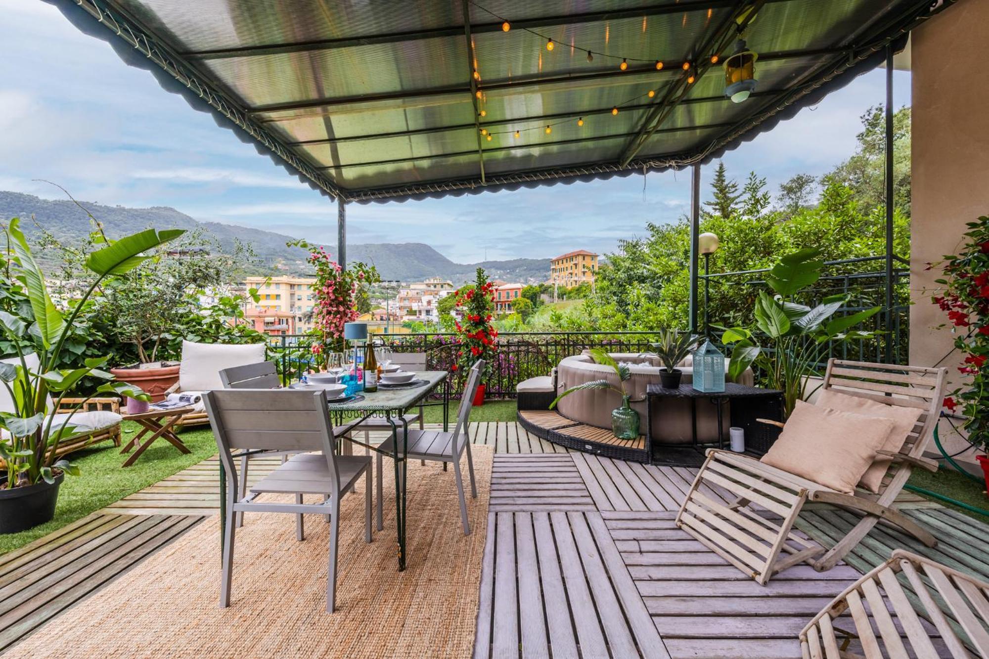 סנטה מרגריטה ליגורה Terrazza Portofino Splendido Appartamento Con Piscina Idromassaggio - Parcheggio Gratis מראה חיצוני תמונה